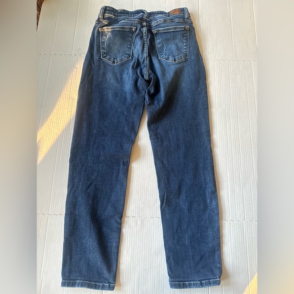 Judy Blue Womens Relaxed Straight Fit High Rise BlueJeans Size 9/29 JB82565DK - Picture 2 of 8